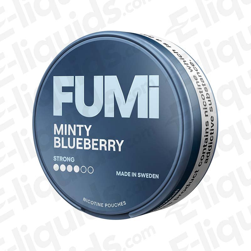 FUMI Strong Minty Blueberry 8mg Nicotine Pouches