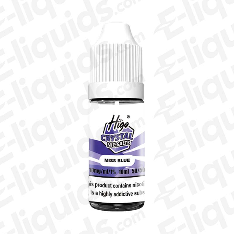 Higo Crystal Miss Blue 10mg Nic Salt E-liquid