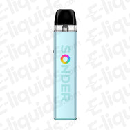 Geekvape Sonder Q2 Vape Pod Kit in aqua color, showcasing sleek design and vibrant logo.