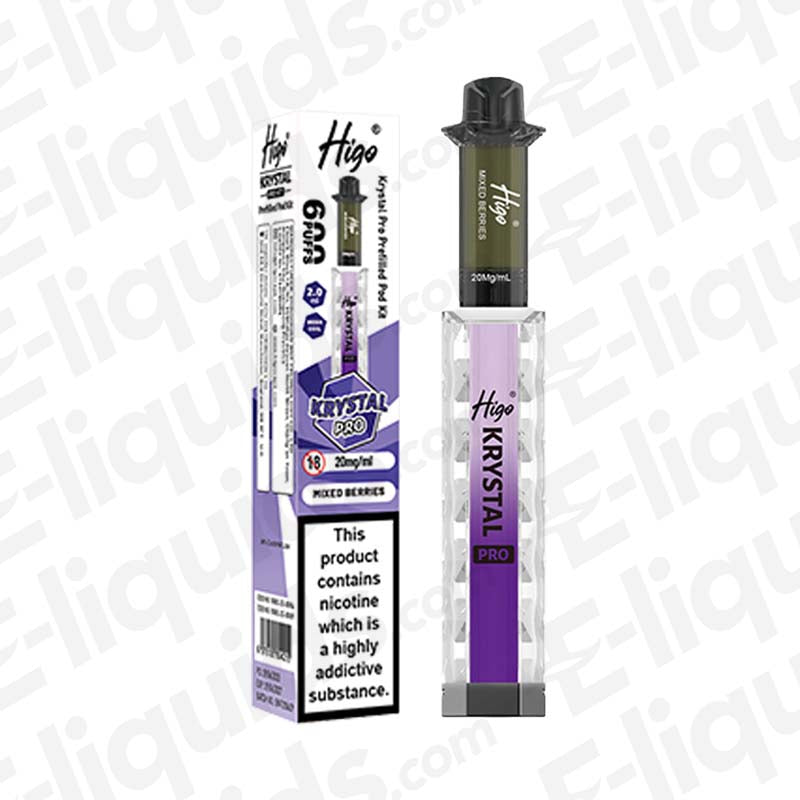 Higo Krystal Pro 20mg Prefilled Pod Kit Mixed Berries
