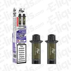 Higo Krystal Pro 20mg Prefilled Pods Mixed Berries
