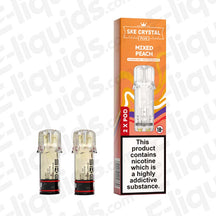 SKE Crystal Plus 20mg Prefilled Pods Mixed Peach