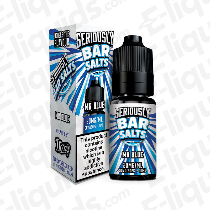 Doozy Vape Co Seriously Bar Salts Mr Blue 20mg Nic Salt E-liquid