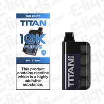 TITAN 10K Legal Big Puff Disposable Vape Mr Titan