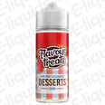 NY Cheesecake Shortfill E-liquid by Flavour Treats bottle, 100ml dessert e-liquid with creamy cheesecake and buttery biscuit flavor.