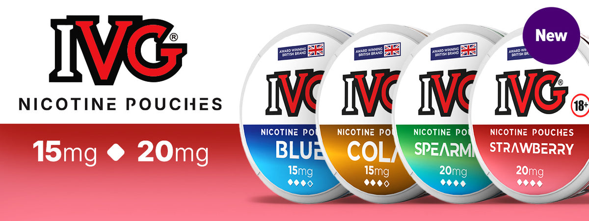 Nicotine Pouches by IVG 15mg and 20mg 