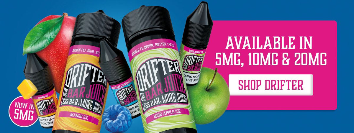 Drifter Shortfills and Nic Salts E-liquid