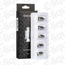Pack of 5 Smok Nord Replacement Vape Coils, compatible with Nord Pod, AIO Kit 19 and 22, for MTL and sub-ohm vaping.