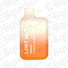 Lost Mary BM600 Orange Gummy Bear disposable vape with a sleek dual-color design.