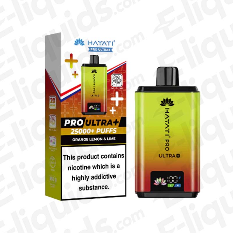 Hayati Pro Ultra+ 25K Orange Lemon & Lime Prefilled Pod Kit