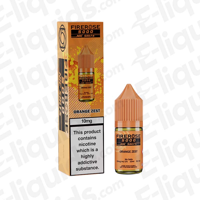 Elux Firerose 5000 Orange Zest 10mg Nic Salt E-liquid