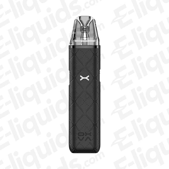 OXVA Xlim Go Pod Kit in sleek black design, featuring a user-friendly interface and high-capacity battery.