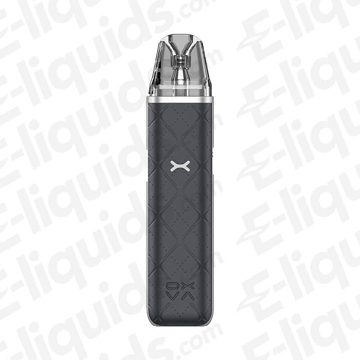 OXVA Xlim Go Pod Kit in black, featuring a sleek design and Type-C charging for extended vaping sessions.