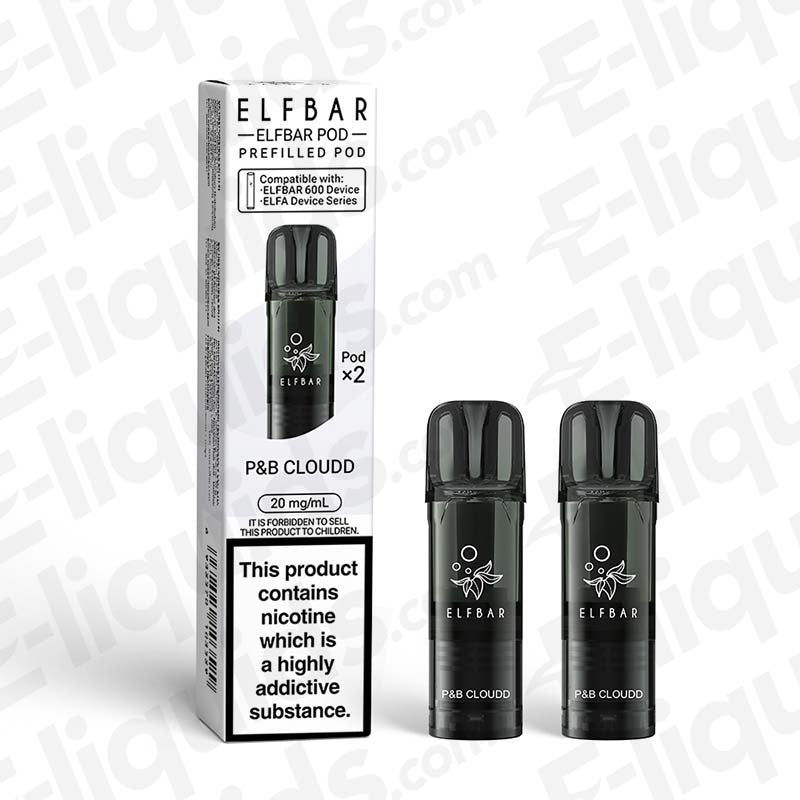 Elfbar 600 20mg Prefilled Pods P&B Cloudd