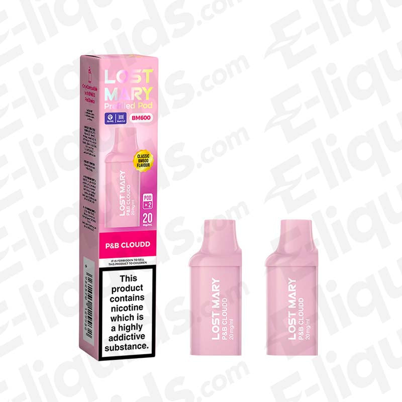 Lost Mary BM600 20mg Prefilled Pods P&B Cloudd