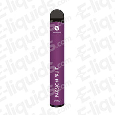 passionfruit puff bar disposable vape device by vaporlinq