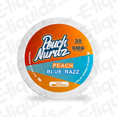 Pouch Nurdz New Peach Blue Razz 6mg Nicotine Pouches