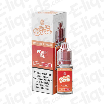 Ohm Brew Double Brew Peach Ice 20mg Nic Salt E-liquid