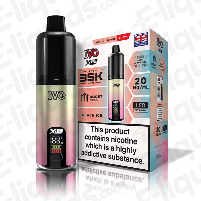 IVG XL 35 Peach Ice Prefilled Pod Kit