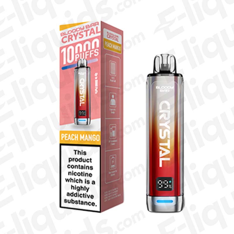 Bloody Bar Crystal 10K 20mg Prefilled Pod Kit Peach Mango