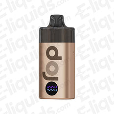 Vaporesso Dojo Blast 6000 Vape Pod Kit in gold with sleek design, perfect for high puff counts.