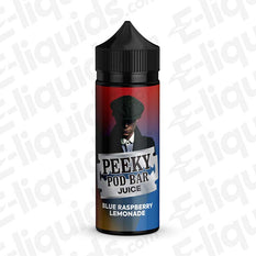 Peeky Pod Bar Blue Raspberry Lemonade 50/50 100ml Shortfill