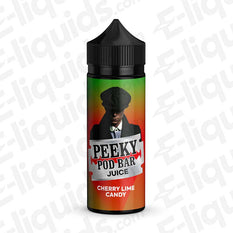 Peeky Pod Bar Cherry Lime Candy 50/50 100ml Shortfill