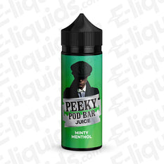 Peeky Pod Bar Minty Menthol 50/50 100ml Shortfill