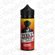 Peeky Pod Bar Raspberry Pineapple 50/50 100ml Shortfill