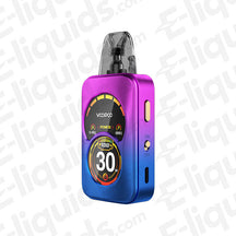 VooPoo Argus A Vape Kit showcasing dual OLED displays and vibrant color design for enhanced vaping experience.