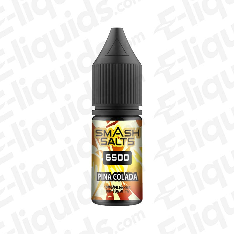 Smash Salts 6500 Pina Colada 10mg Nic Salt E-liquid