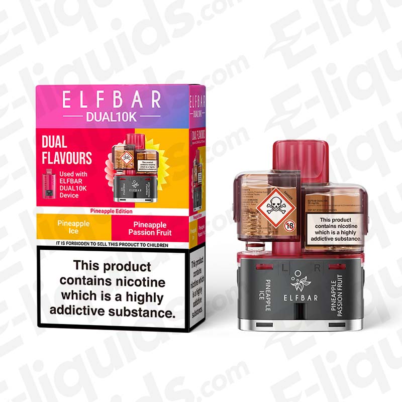Elf Bar Dual 10K Pineapple Edition 20mg Prefilled Pods