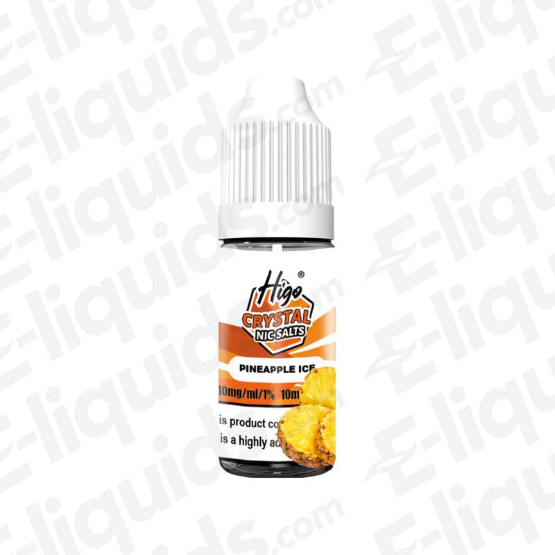 Higo Crystal Pineapple Ice 10mg Nic Salt E-liquid