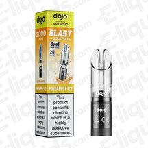 Dojo DOJO BLAST 2000 GO Transparent POD Pineapple Ice 20mg Pre-Filled Vape Pods