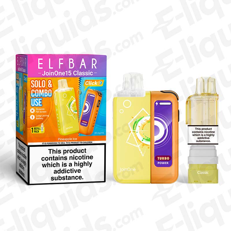 Elf Bar JoinOne15 20mg Prefilled Pod Kit Pineapple Ice