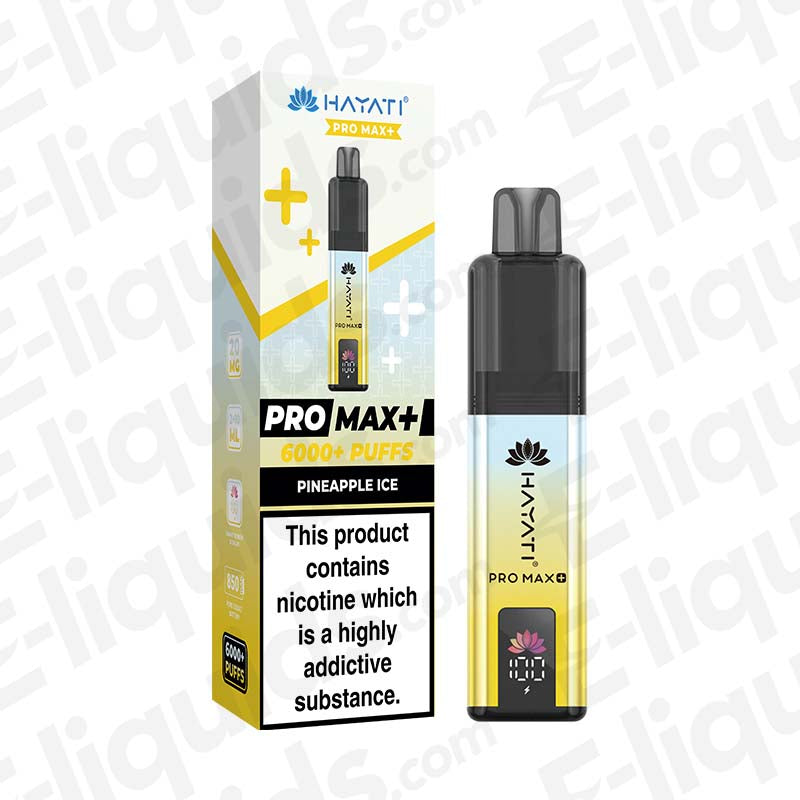 Hayati Pro Max+ 20mg Prefilled Pod Kit Pineapple Ice