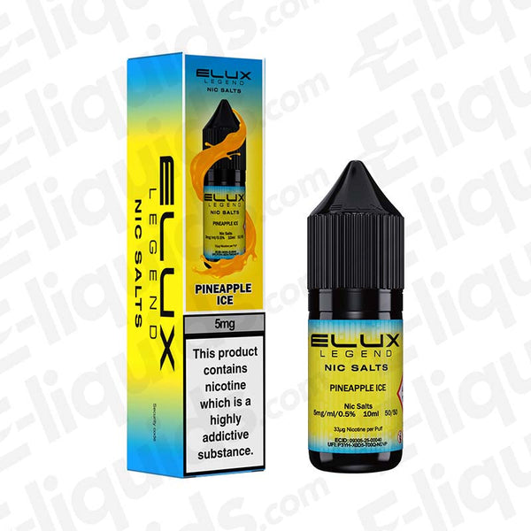 Pineapple Ice Nic Salt E-liquid by Elux Legend