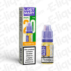 Lost Mary Nic Salt Vape Juice Pineapple Ice 10ml bottle with packaging, featuring 5mg strength, for pod and starter kits.