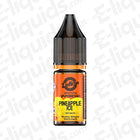 Pineapple Ice Deliciu 2 Nic Salt E-liquid by Vaporesso in a 10ml bottle, featuring tropical pineapple flavor.