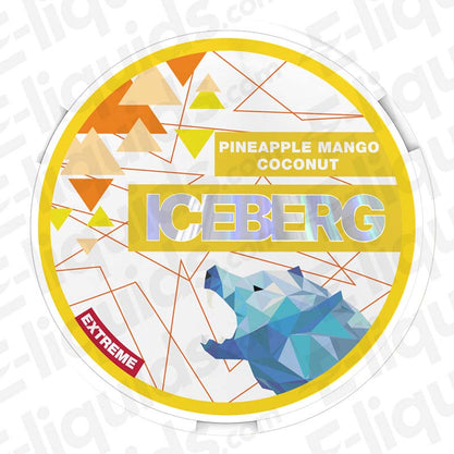 Extreme Nicotine Pouches by Iceberg Pineapple Coconut Mango