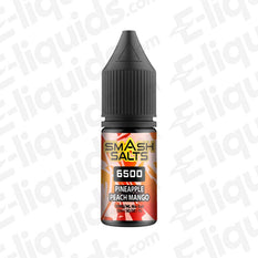 Smash Salts 6500 Pineapple Peach Mango 10mg Nic Salt E-liquid