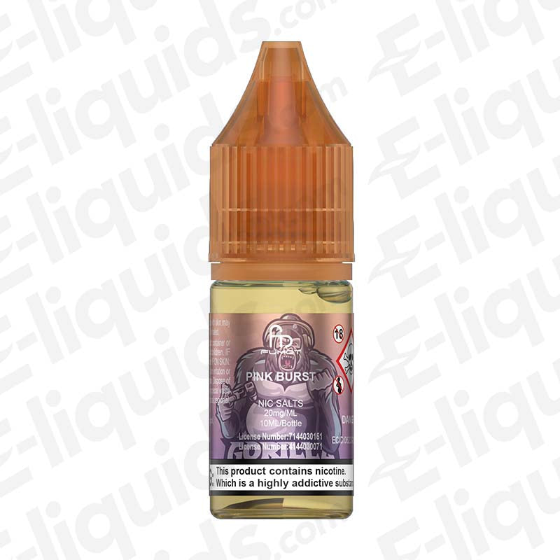 Pink Burst RandM Nic Salt E-liquid by Fumot in 10mg or 20mg strengths, perfect for fruity vaping experiences.
