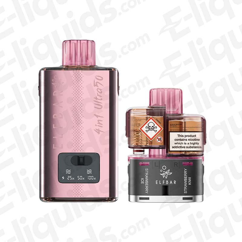 ELFBAR Ultra50 20mg Prefilled Pod Kit Pink Edition