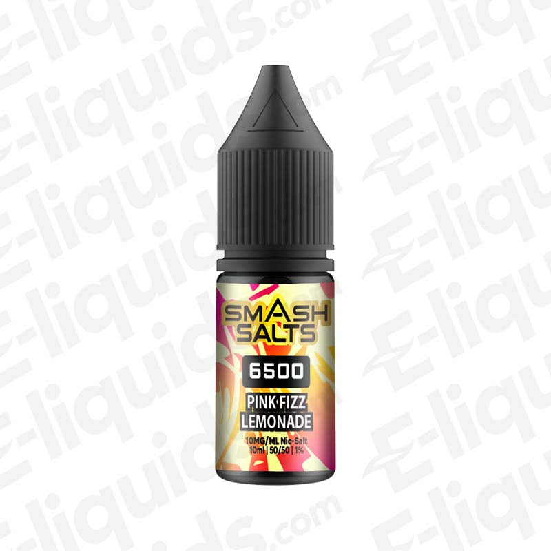 Smash Salts 6500 Pink Fizz Lemonade 10mg Nic Salt E-liquid