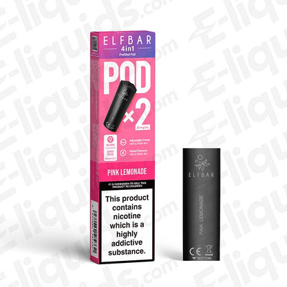 Elf Bar 4-in-1 Pink Lemonade Prefilled Pods 