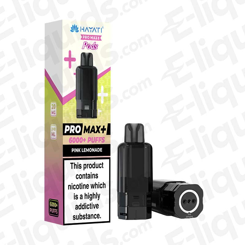 Hayati Pro Max 20mg Prefilled Pods Pink Lemonade