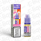 Lost Mary Nic Salt Vape Juice Pink Lemonade with 5mg strength and 10ml bottle, suitable for pod kits and mouth to lung devices.
