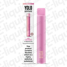 YOLO Mesh M600 20mg Disposable Vape Pink Lemonade