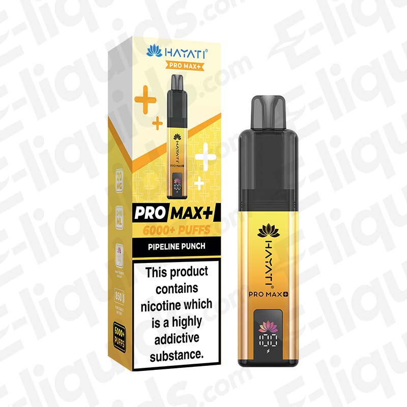 Hayati Pro Max+ 20mg Prefilled Pod Kit Pipeline Punch