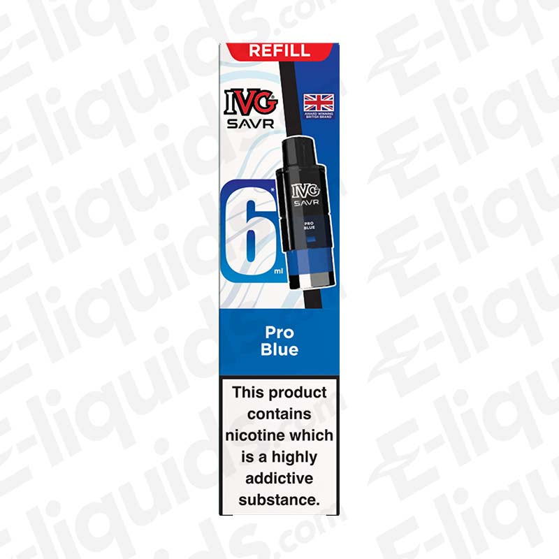 IVG SAVR Pro Blue 20mg Prefilled Pods